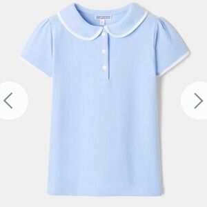 EUC Jacadi girls light blue polo